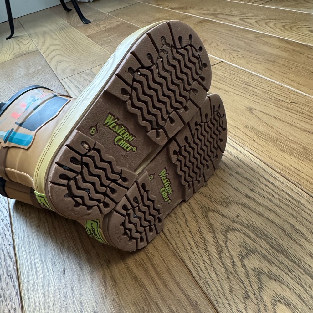 Western Chief Happy Helper Toddler Rain Boots - Picture 9 of 11